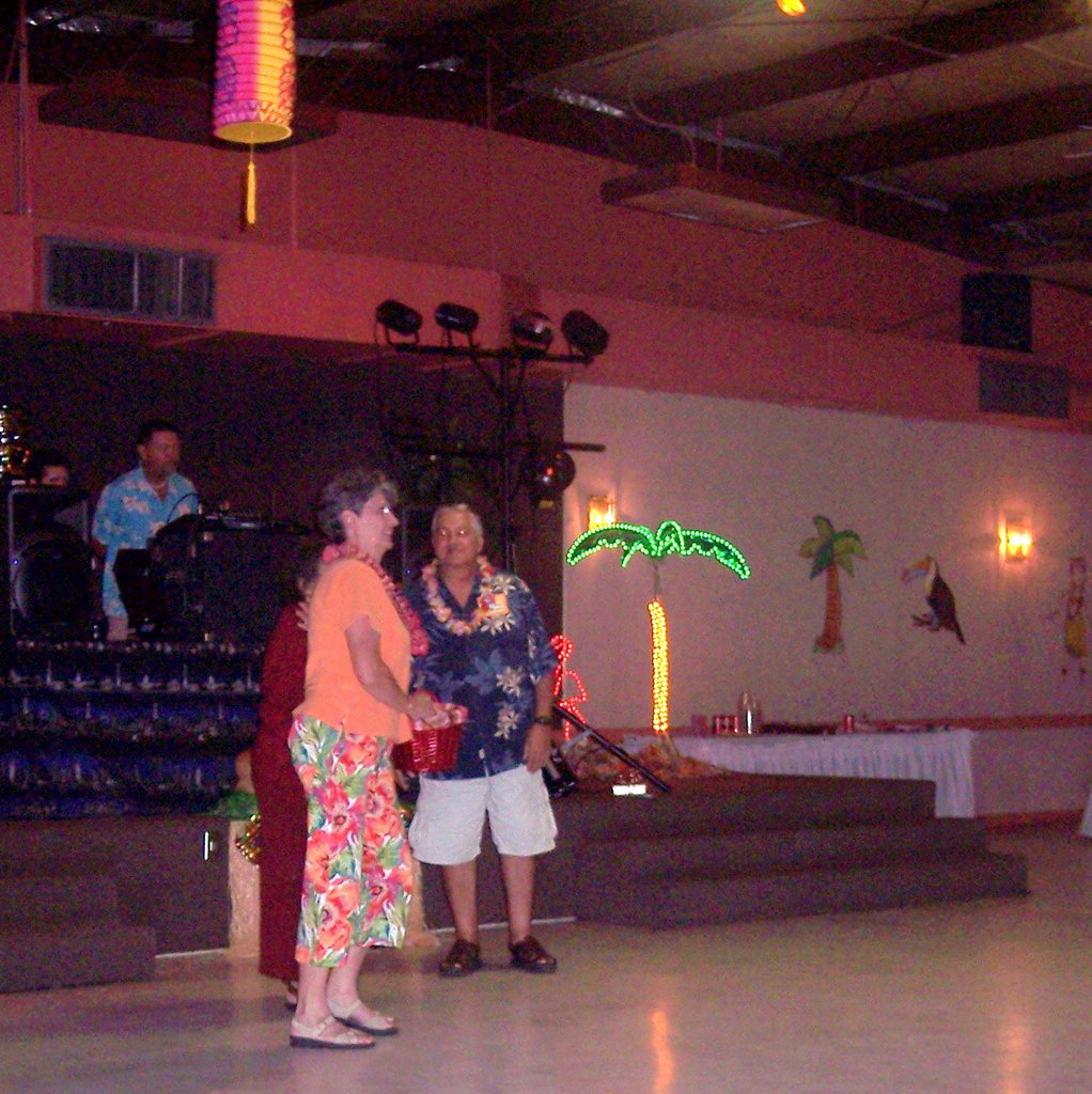 Winning ticket for Jean Belz wife of Ray Belz