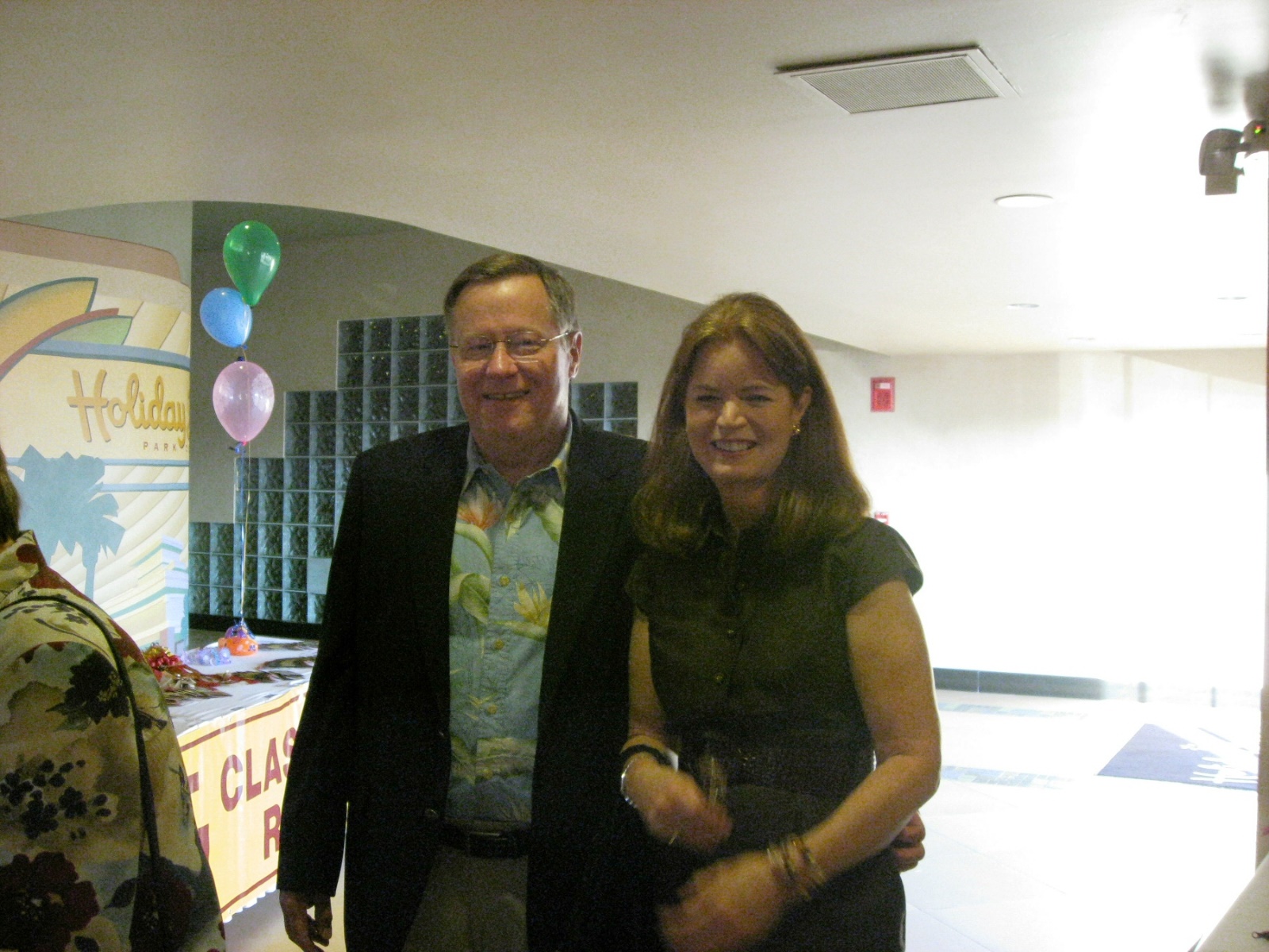 Paul Martin and wife