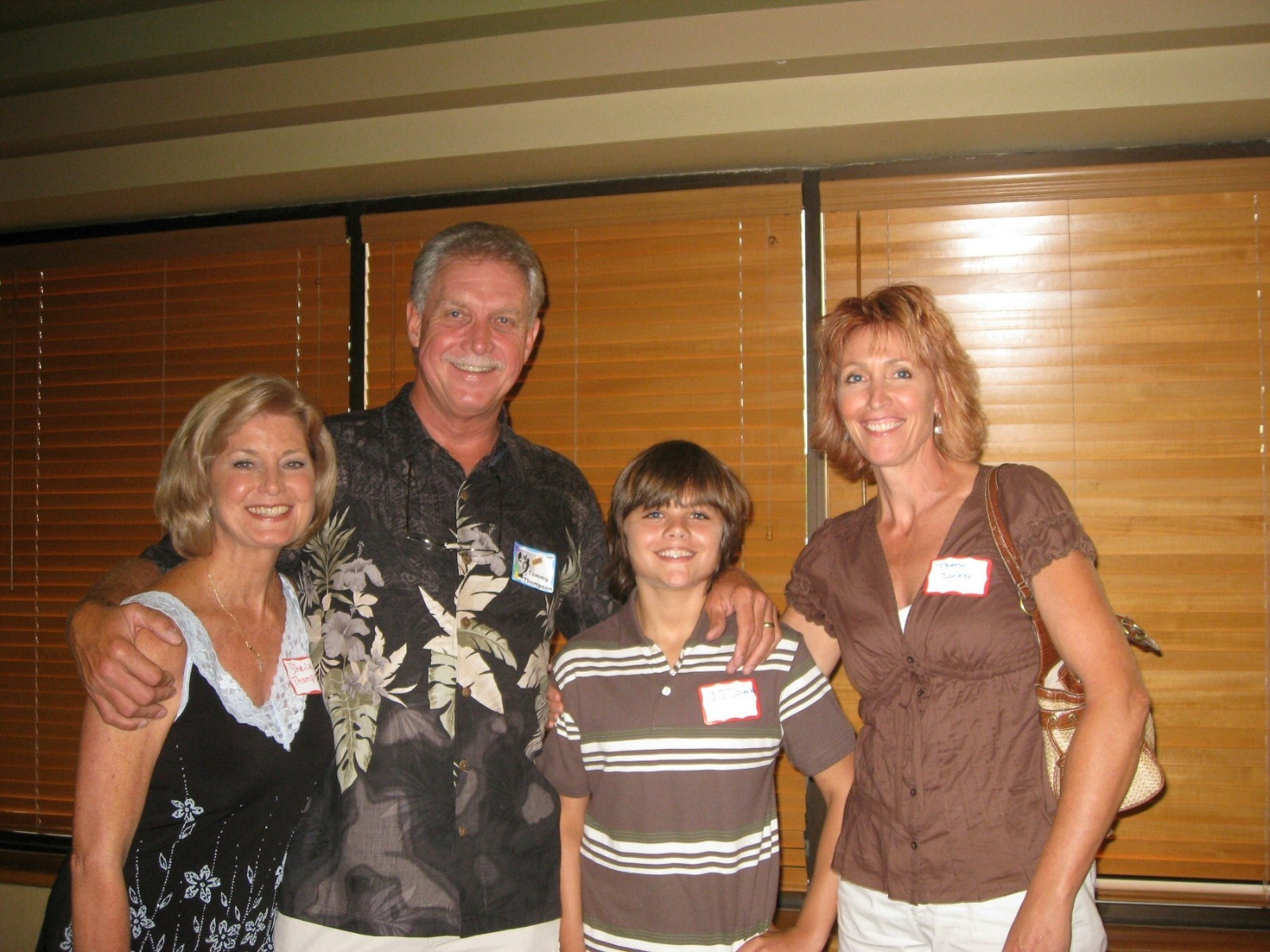 Shelia Thompson, Tommy Thompson, J.J. Speake, Theresa Speake