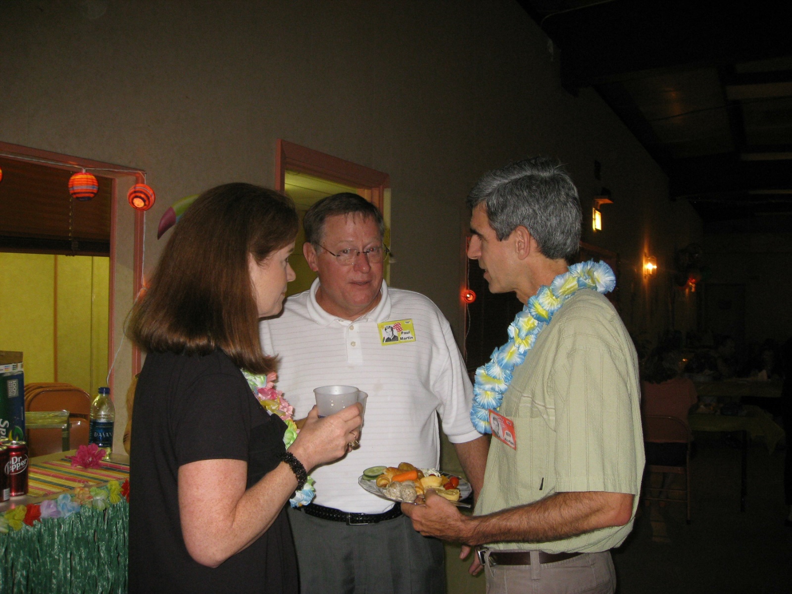 Paul Martin, wife and Bill Horton
