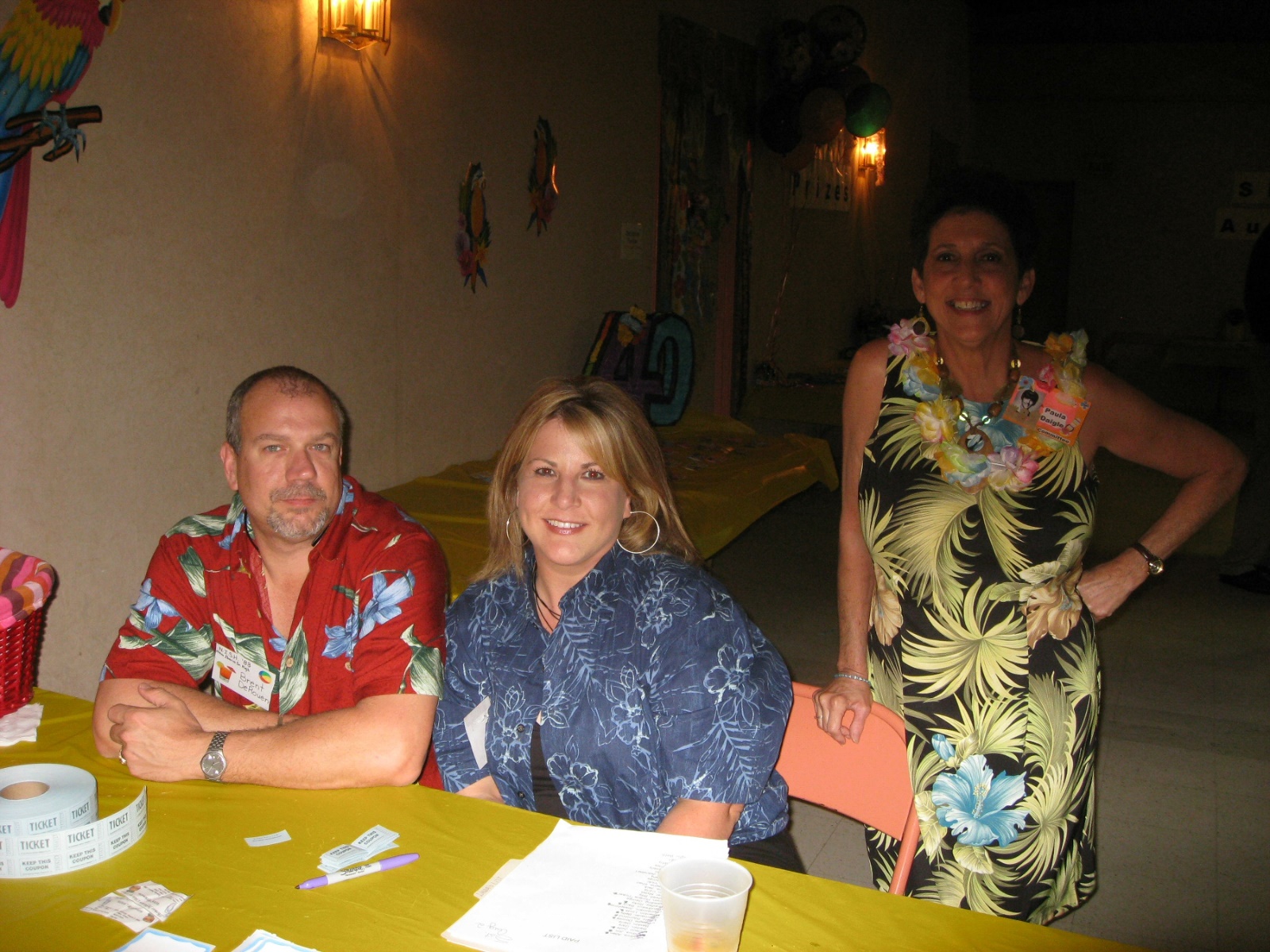 Brent DeRouen, Laura Landry, Paula Daigle