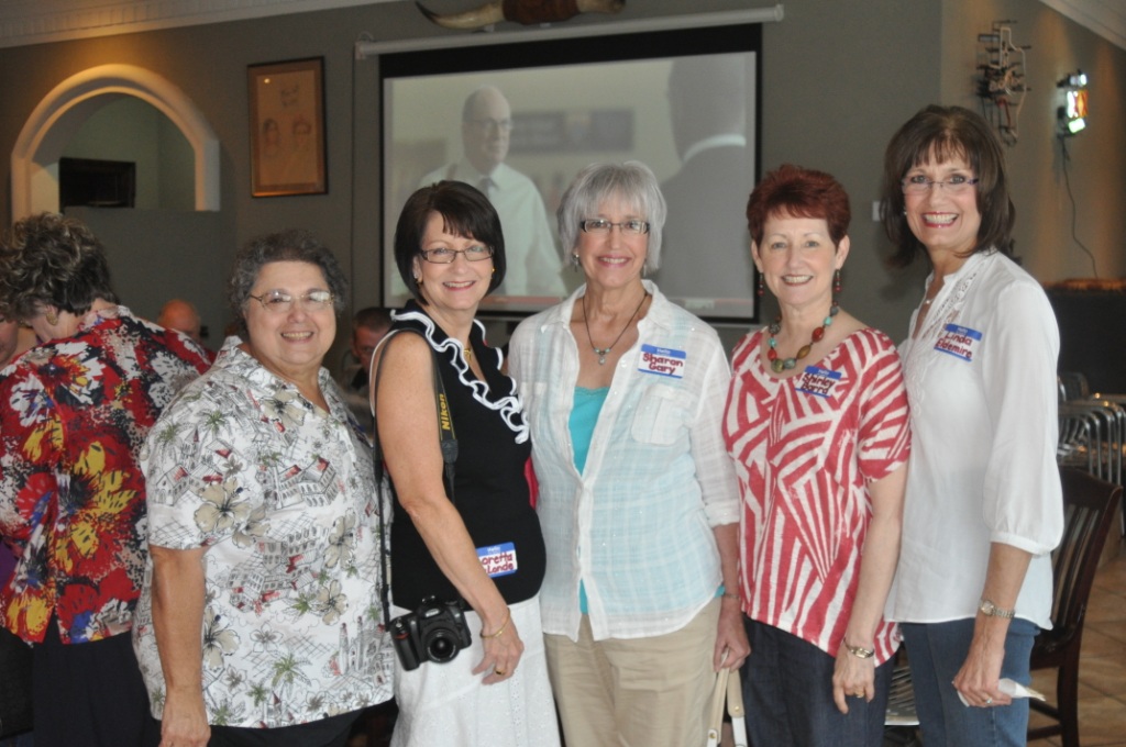 Debbie Borres, Loretta LaLonde, Sharon Gary, Shirley Barra and Linda Eldemire